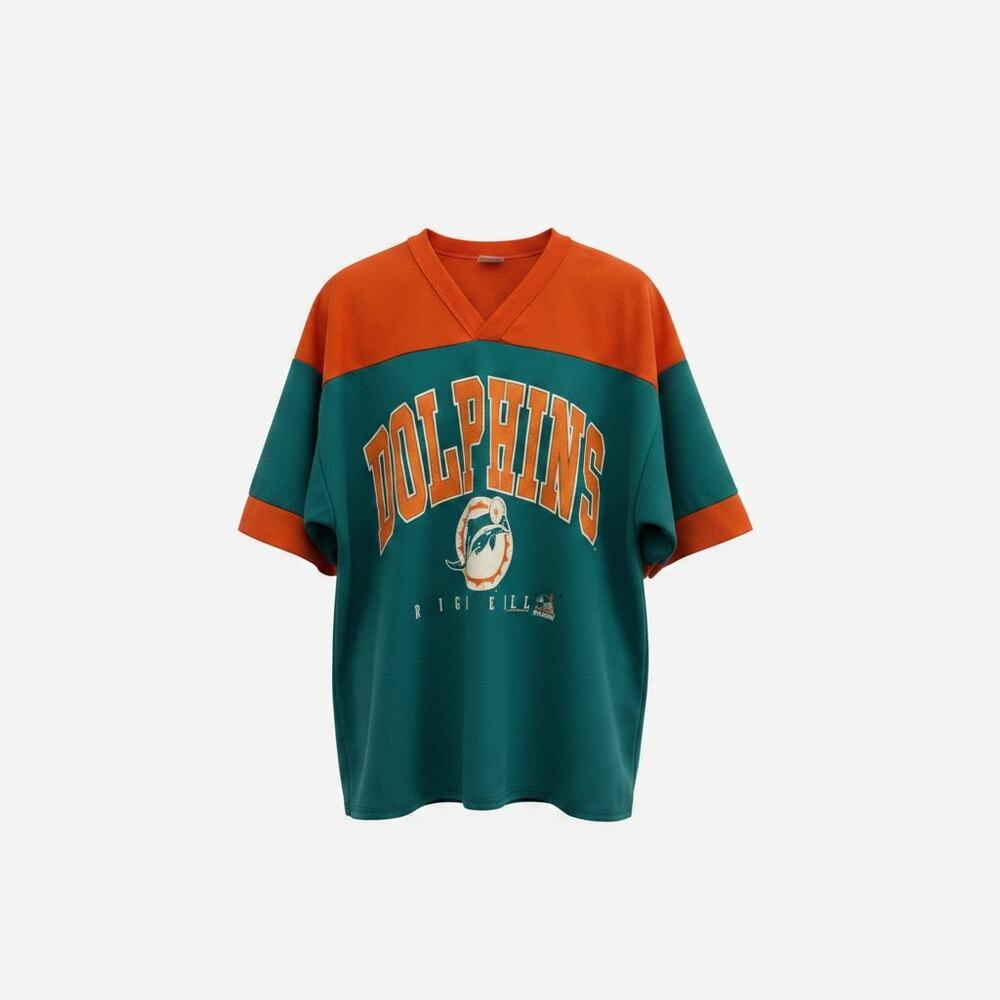 Vintage 90s Riddell Miami Dolphins Football Jersey Mens XL